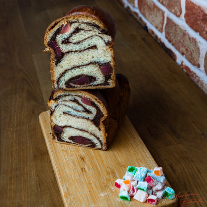 Handmade traditional romanesc-cozonac