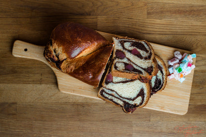 Handmade traditional romanesc-cozonac